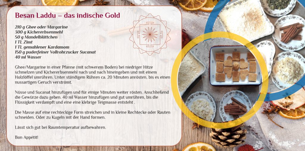 Rezept Besan Laddu - das indische Gold